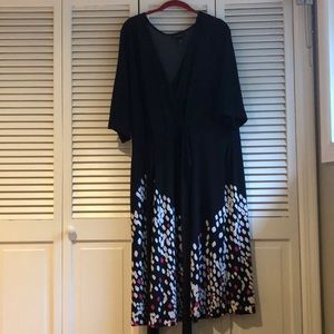 Lane Bryant Dresses - Faux Wrap Dress — very stretchy! Lane Bryant Dresses - Faux Wrap Dress — very stretchy!